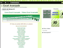 Tablet Screenshot of excelavanzado.miprofe.org
